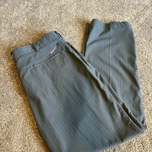 Nike Golf Tour Performance Dri-Fit Stripe Pants Men's 38x32 Charcoal Grey